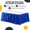 Ruffle Disposable Table Skirt 14 Ft Long Pleated Table Skirts with Adhesive Strip – Fits 6ft+ Rectangle or Round Tables – Ideal for Birthday Parties, Gender Reveal, Baby Showers & Event Decorations 6 pack by Exquisite